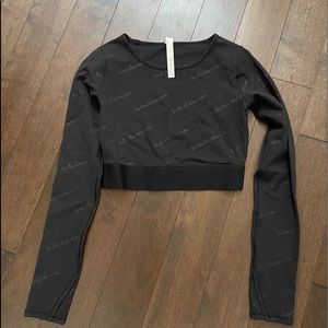Lululemon Wunder Train Crop Long Sleeve